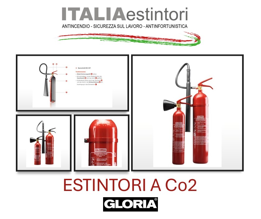 Estintori a COâ GLORIA: efficacia residuo-zero per ambienti critici