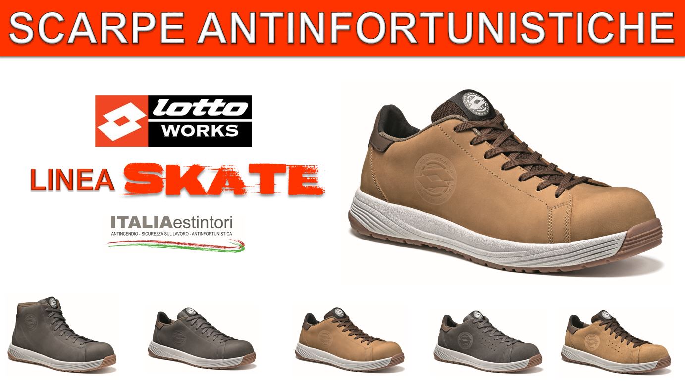 Lotto Works: scarpe antinfortunistiche Skate