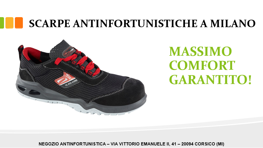 Scarpe antinfortunistiche a Milano
