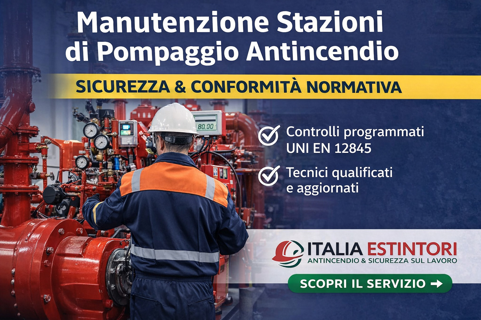 Manutenzione delle stazioni di pompaggio antincendio: un obbligo normativo e una garanzia di sicurezza